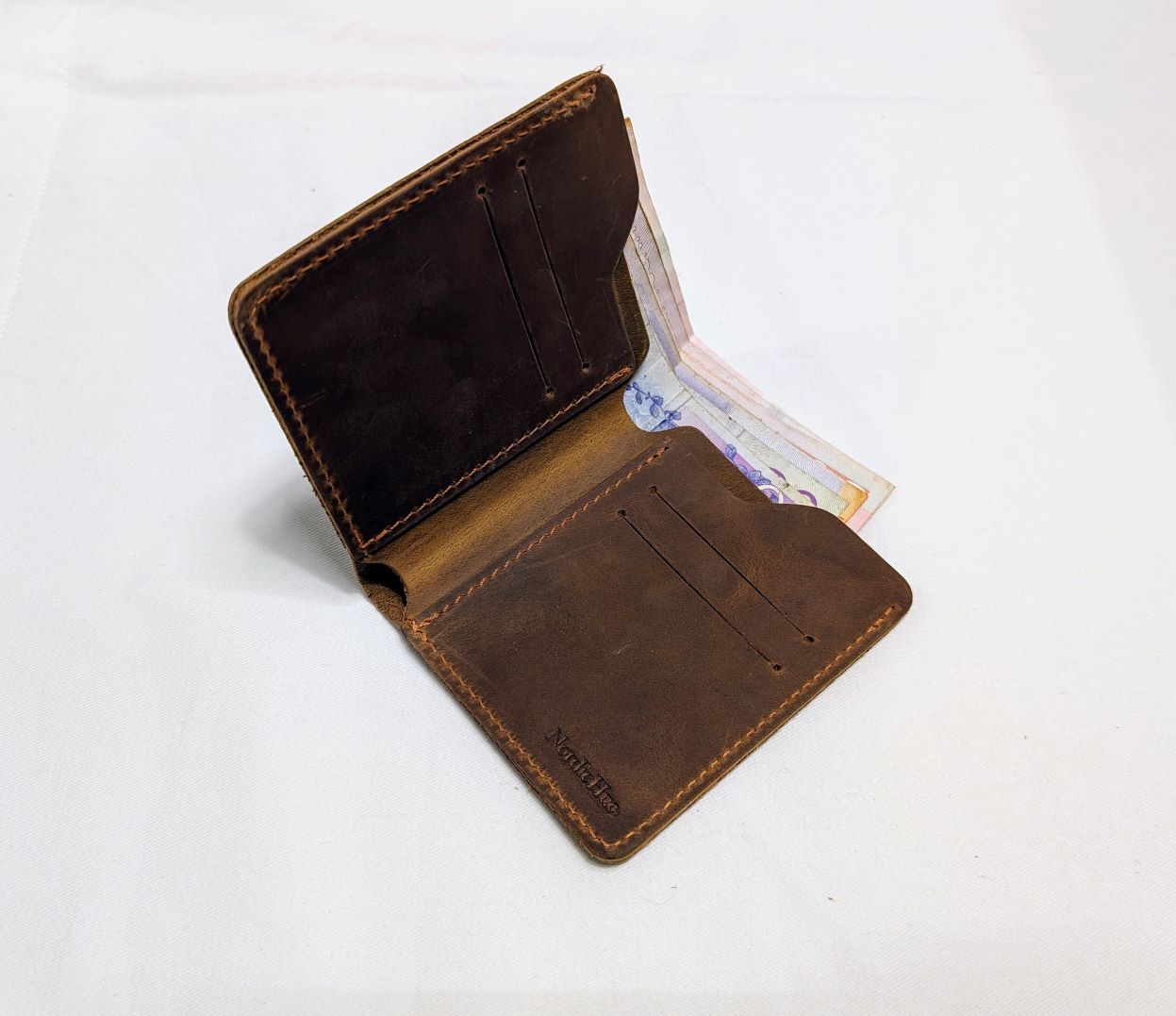 Lapplandskronan ljusbrun plånbok